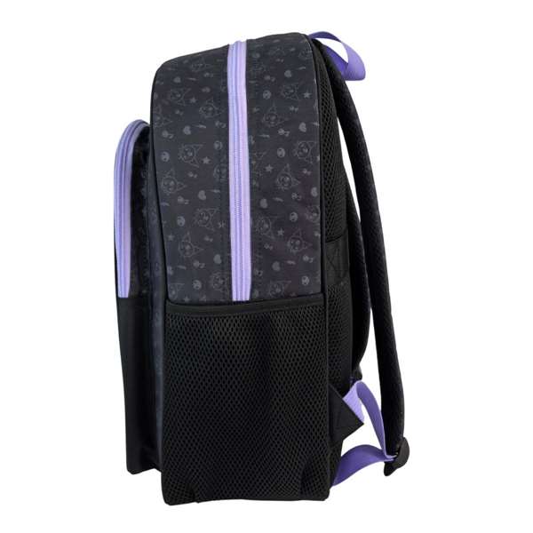 Toybags Mochila Kuromi Primaria - Sac à dos à double compartiment adaptable aux chariots - 44 x 30 x 20 cm - À partir de 7 ans