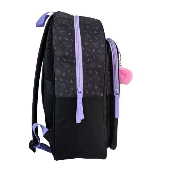 Toybags Mochila Kuromi Primaria - Sac à dos à double compartiment adaptable aux chariots - 44 x 30 x 20 cm - À partir de 7 ans