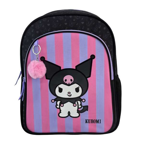 Toybags Mochila Kuromi Primaria - Sac à dos à double compartiment adaptable aux chariots - 44 x 30 x 20 cm - À partir de 7 ans
