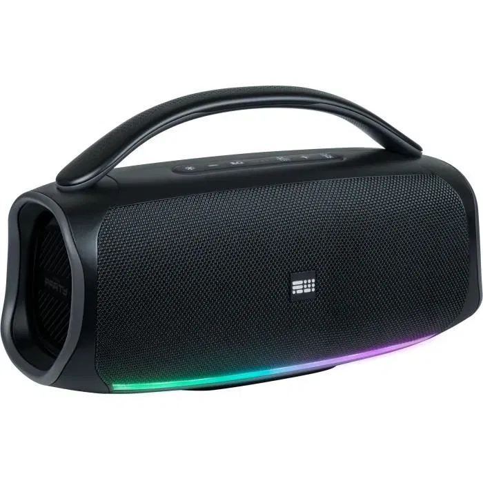 Bigben Mainstream 4 Enceinte Bluetooth Sans Fil 100W avec Effets Lumineux - Bluetooth 5.3, USB, Lecteur Micro-SD, Port AUX, Batterie 6000 mAh Bigben Mainstream 4 Enceinte Bluetooth Sans Fil 100W avec Effets Lumineux - Bluetooth 5.3, USB, Lecteur Micro-SD, Port AUX, Batterie 6000 mAh