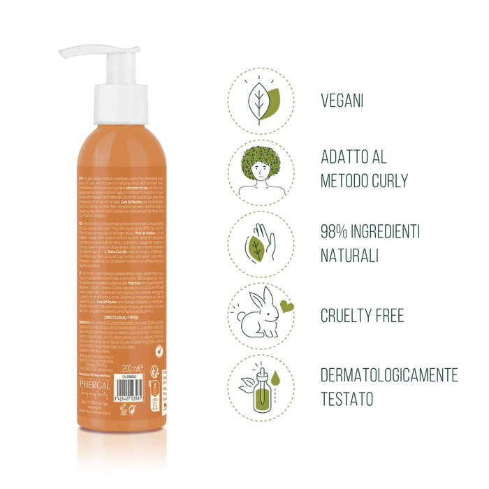 Naturtint Après-shampooing sans rinçage CURLY cheveux bouclés 200 ml
