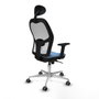 Piqueras y Crespo Chaise de Bureau Jorquera 2D086G1 Bleu ciel