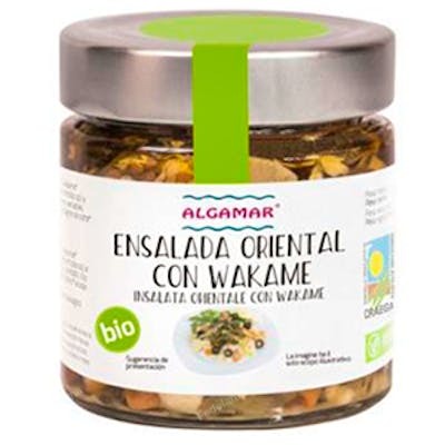 Algamar Salade Orientale aux Wakamé 180g Bio Algamar Salade Orientale aux Wakamé 180g Bio