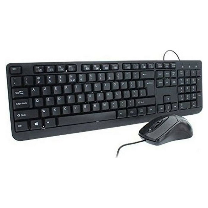 Mobility Lab Combo Clavier et Souris Filaire Noir AZERTY