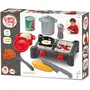 Ecoiffier Dinette Réchaud Jeu d'Imitation pour Enfants +18 mois avec 11 Accessoires