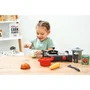 Ecoiffier Dinette Réchaud Jeu d'Imitation pour Enfants +18 mois avec 11 Accessoires