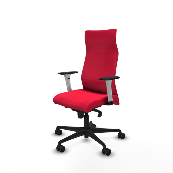 Piqueras Y Crespo Sillón Albacete Rouge avec mécanisme synchrone
