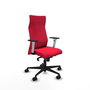 Piqueras Y Crespo Sillón Albacete Rouge avec mécanisme synchrone