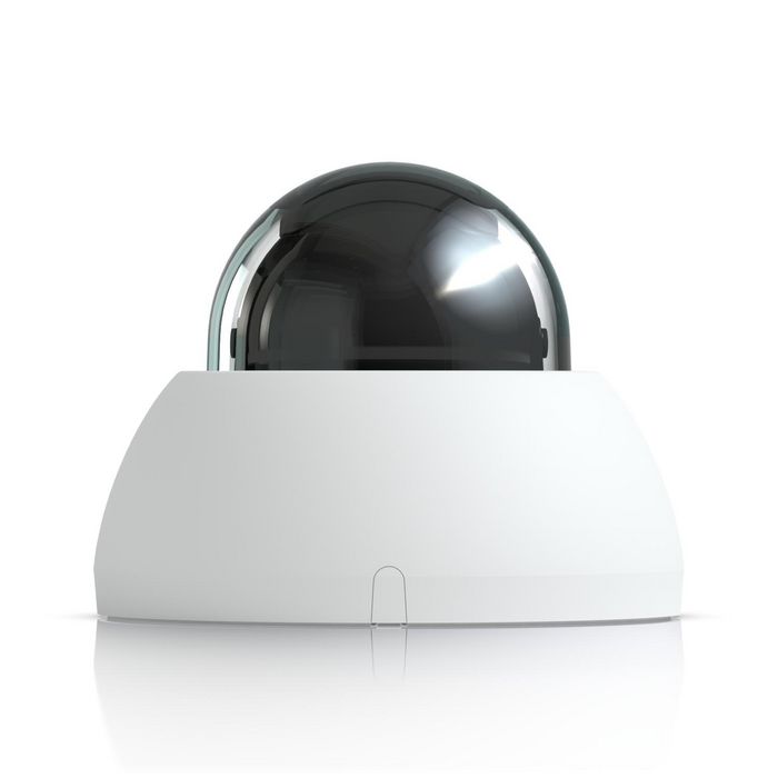 Ubiquiti Caméra dôme extérieure 4K 8MP IP66 PoE avec IA, audio et vision nocturne IR - Vandal-proof et tout temps - Angle ultra-large
