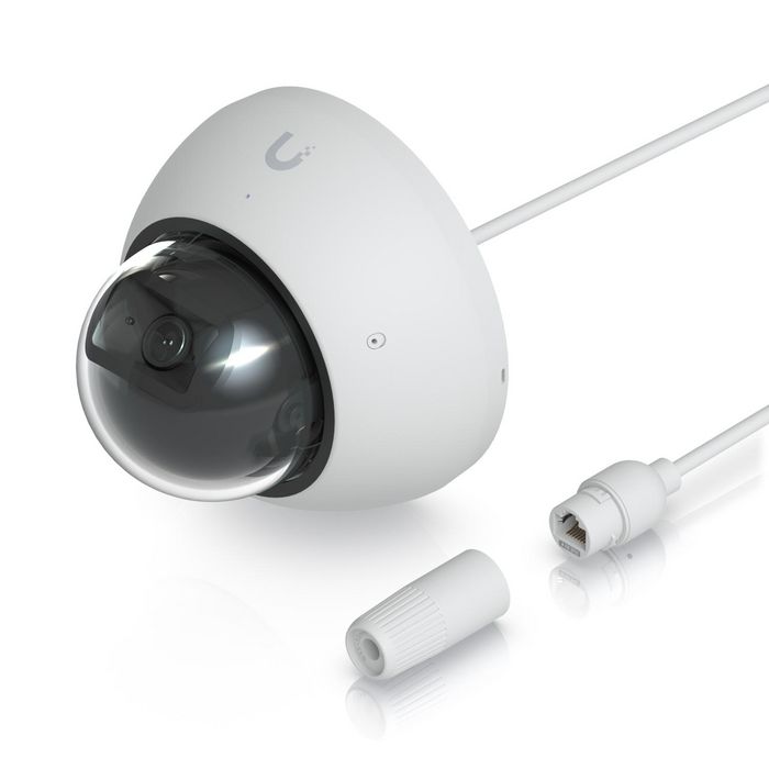 Ubiquiti Caméra dôme extérieure 4K 8MP IP66 PoE avec IA, audio et vision nocturne IR - Vandal-proof et tout temps - Angle ultra-large