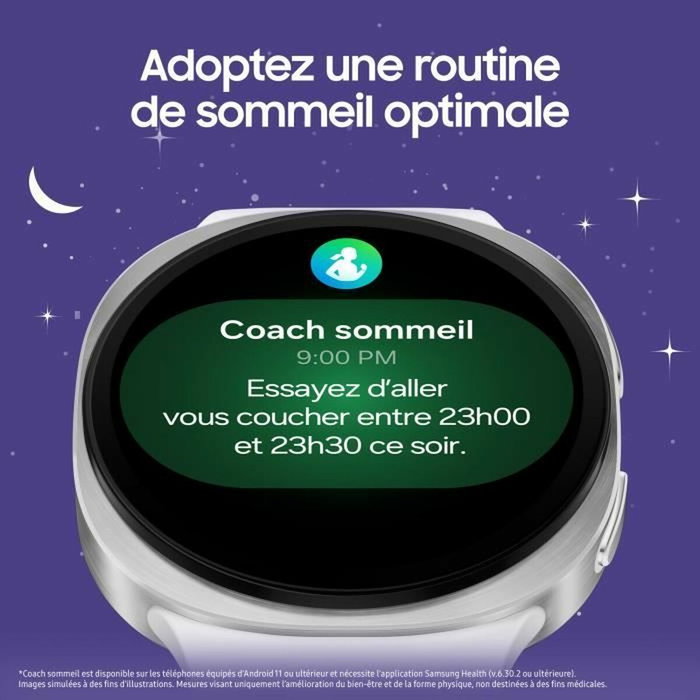 Samsung Galaxy Watch8 Montre connectée Bluetooth 44mm Silver Samsung Galaxy Watch8 Montre connectée Bluetooth 44mm Silver