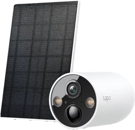 TP-Link Tapo C425 KIT Kit caméra de surveillance sans fil 2K QHD batterie panneau solaire IP66 Blanc