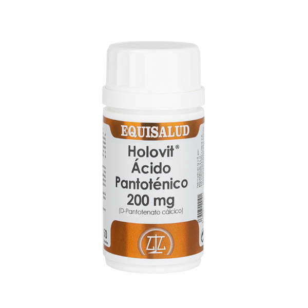 EQUISALUD Holovit Acide Pantoténique 200 mg, 50 capsules EQUISALUD Holovit Acide Pantoténique 200 mg, 50 capsules