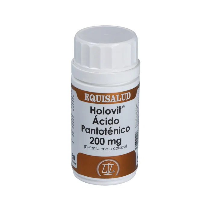 Equisalud Holovit Acide Pantoténique 200 mg 50 capsules Equisalud Holovit Acide Pantoténique 200 mg 50 capsules