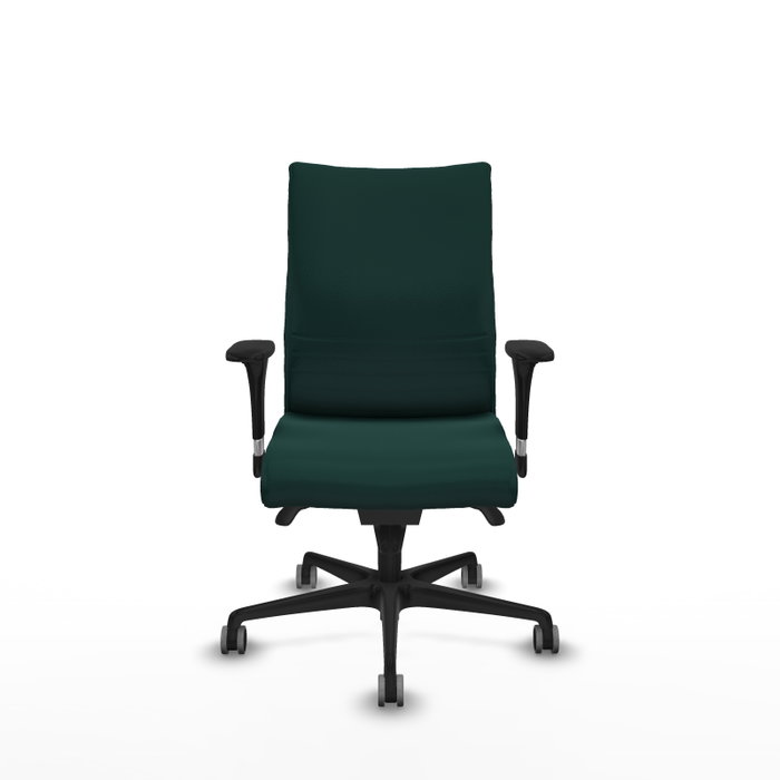 Piqueras Y Crespo Silla Albacete Confidente, mécanisme Synchro, Vert bouteille