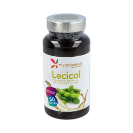MUNDONATURAL Lecicol 60 Gélules Complément Alimentaire à Base de Lécithine de Soja