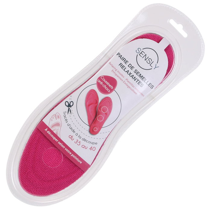 Sensly Semelles Relaxantes avec Coussinets Antichoc Sensly Semelles Relaxantes avec Coussinets Antichoc