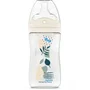 Dodie - Biberon anti-colique 270 ml avec tétine multi-perforée biomimétique - Débit 2 - Pour bébés +3 mois - Bleu