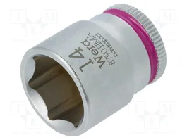 WERA Douille HEX 14mm 1/4 Pouces 6 pans