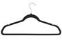 KIPIT Set de 24 perchas floconnées noires