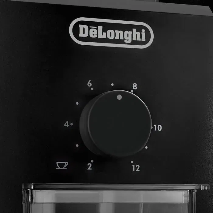 Delonghi KG79 - Moulin à café électrique - 120g - 17 niveaux de broyage - Système à meules Burr Milling - Noir