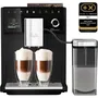 Melitta CI Touch 630-112 Machine à café automatique avec écran tactile, double réservoir à grains, préparation multiboissons, Noir mat