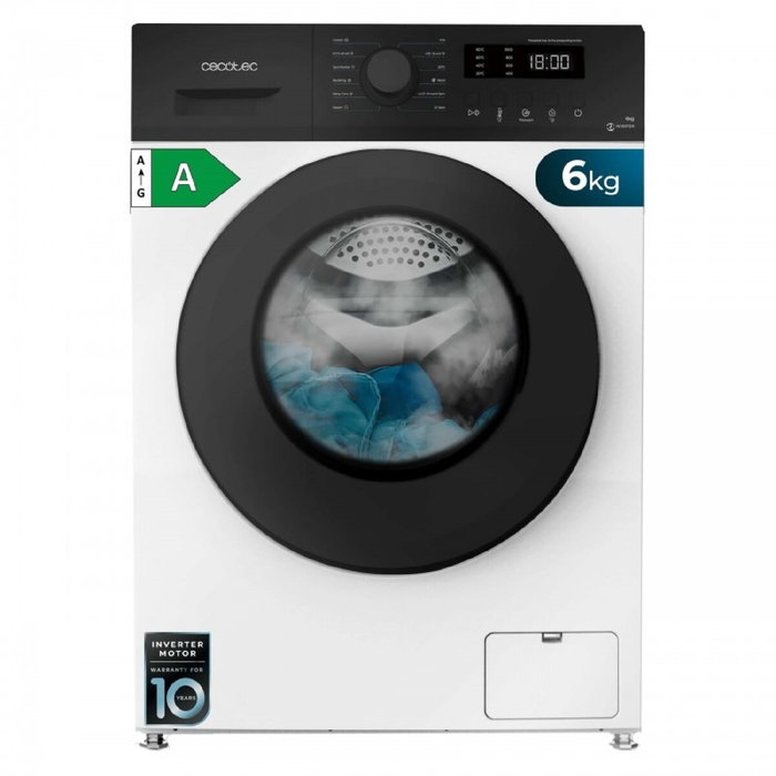Machine à laver Cecotec Bolero DressCode 6150 Inverter A 1000 rpm Machine à laver Cecotec Bolero DressCode 6150 Inverter A 1000 rpm