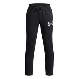 Pantalon de Sport pour Enfant Under Armour Rival Flc Cblck Grphc Jgr Noir M