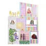 Rainbow High Maison de poupée Color & Play en bois - Maison 3 étages à colorier avec marqueurs lavables, 114 cm, 6 pièces et accessoires inclus - Jouet créatif enfant 4 ans et plus