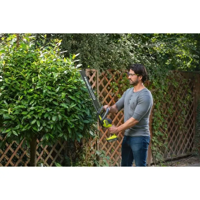 Ryobi Taille-haies sans fil LINEA 18V ONE+ RY18HT50A-120 - Lames 50 cm, écartement 24 mm - Kit avec batterie lithium+ 2,0 Ah et chargeur 1,5A Ryobi Taille-haies sans fil LINEA 18V ONE+ RY18HT50A-120 - Lames 50 cm, écartement 24 mm - Kit avec batterie lithium+ 2,0 Ah et chargeur 1,5A