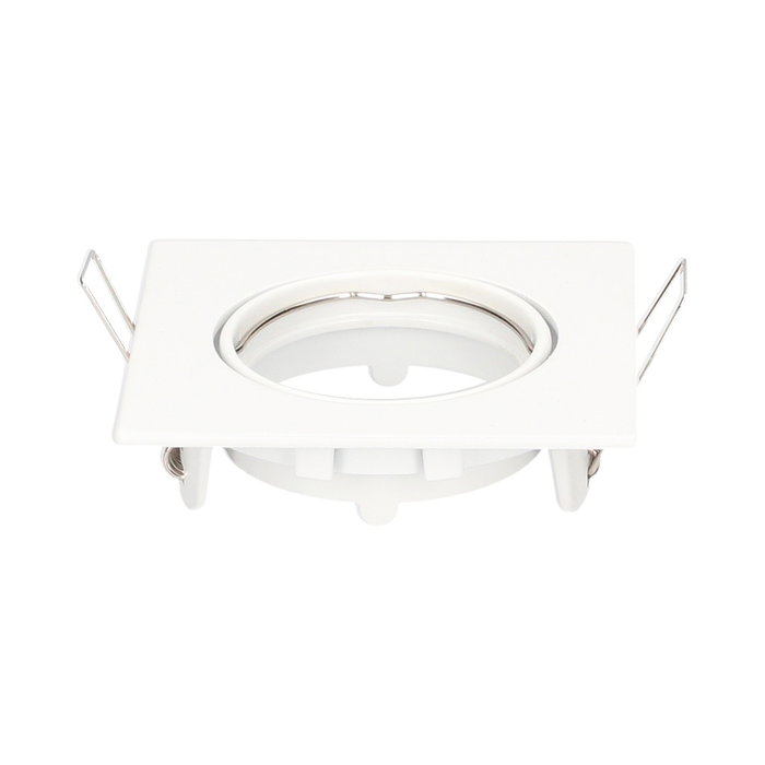 GSC Evolution Aro basculante cuadrado empotrable Chandur Blanco