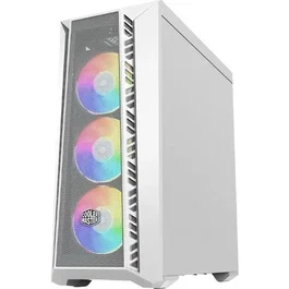 Cooler Master MB520-WGNN-S00 MasterBox 520 Mesh - Boîtier PC Blanc ATX avec éclairage ARGB
