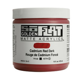 Golden SoFlat Cadmium Rouge Foncé 473 ml