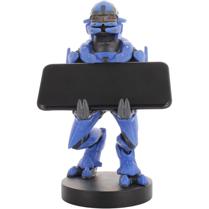 EXQUISITE GAMING Support de Charge Figuratif Cable Guy Elite Mercenary Halo 21 cm - Compatible PS5 DualSense, Xbox Series, iPhone