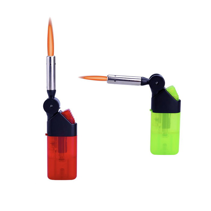 Polyflame Cobia Briquet rechargeable pliable avec flamme jet - Coloris assortis - 12,5 x 3 x 1 cm