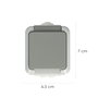 WOLFPACK LINEA PROFESIONAL Base Schuko avec couvercle gris