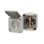 WOLFPACK LINEA PROFESIONAL Base Schuko avec couvercle gris