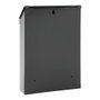 Arregui Boîte aux lettres individuelle extérieure Civic Acier noir 21,6 x 8 x 30 cm