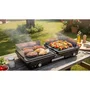 Little Balance Plancha électrique Dual 2000 Nopifas - 2000 W - 2 zones de cuisson indépendantes - Revêtement sans PFAS - Noir