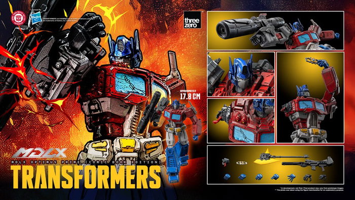 ThreeZero Transformers figurine MDLX Optimus Prime (Comic Book Edition) 18 cm ThreeZero Transformers figurine MDLX Optimus Prime (Comic Book Edition) 18 cm