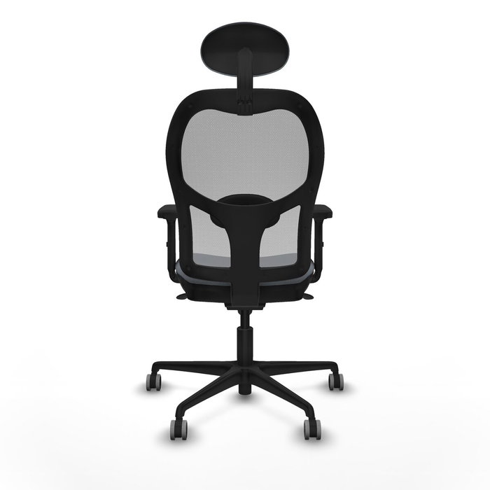 Piqueras y Crespo 2D036G1 Chaise de Bureau avec Appui-tête Gris