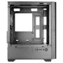 Mars Gaming MC-VECTOR Boîtier MicroATX Ordinateur, Mesh, 4 Ventilateurs ARGB 120mm, USB-C, Vitre Trempée