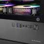 Mars Gaming MC-VECTOR Boîtier MicroATX Ordinateur, Mesh, 4 Ventilateurs ARGB 120mm, USB-C, Vitre Trempée
