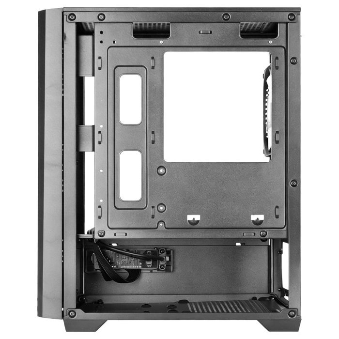 Mars Gaming MC-VECTOR Boîtier MicroATX Ordinateur, Mesh, 4 Ventilateurs ARGB 120mm, USB-C, Vitre Trempée