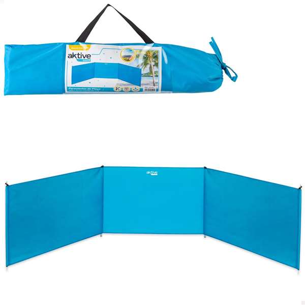 Color Baby - Brise-vent avec protection UV, dimensions 300 x 75/85 cm, plastique, polyester et aluminium, à partir de 3 ans Color Baby - Brise-vent avec protection UV, dimensions 300 x 75/85 cm, plastique, polyester et aluminium, à partir de 3 ans