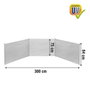 Color Baby - Brise-vent avec protection UV, dimensions 300 x 75/85 cm, plastique, polyester et aluminium, à partir de 3 ans