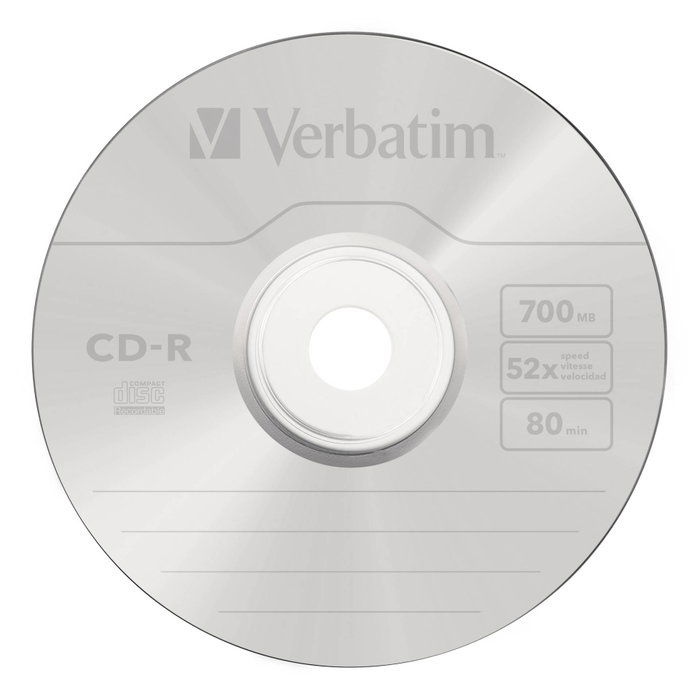 Verbatim AZO Crystal CD-R 700Mo 52x, Lot de 25 pièces