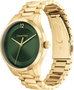 Calvin Klein 25200229 - Montre Homme Dorée et Cadran Vert