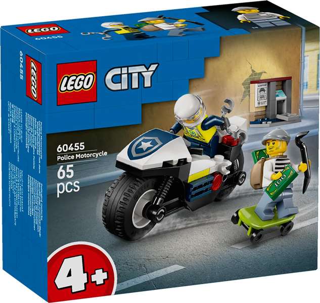 LEGO City Persecución en Moto de Policía 60455