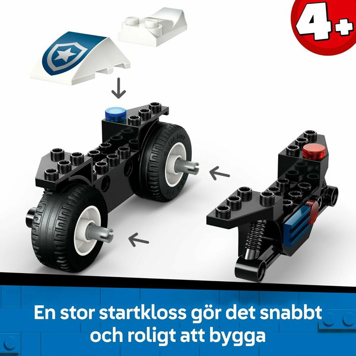 LEGO City Persecución en Moto de Policía 60455